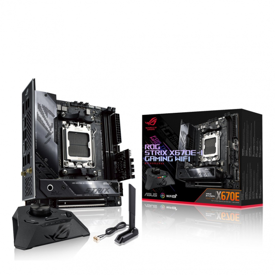 Obrázok pre ASUS ROG STRIX X670E-I GAMING WIFI AMD X670 Zásuvka AM5 Mini ITX