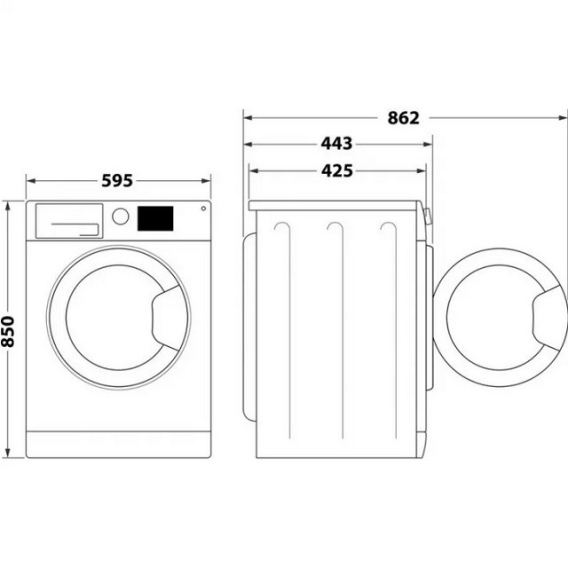 Obrázok pre Indesit MTWSE 61294 WK EE pračka