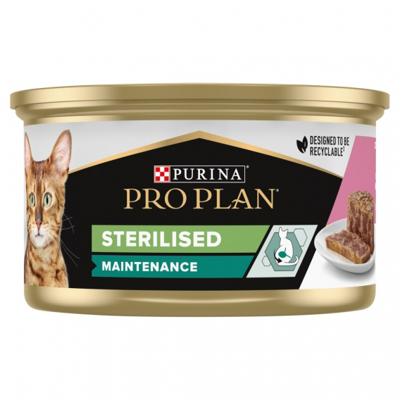 Obrázok pre PURINA Pro Plan Maintenance Adult Sterilised Salmon with tuna - mokré krmivo pro kočky - 85g