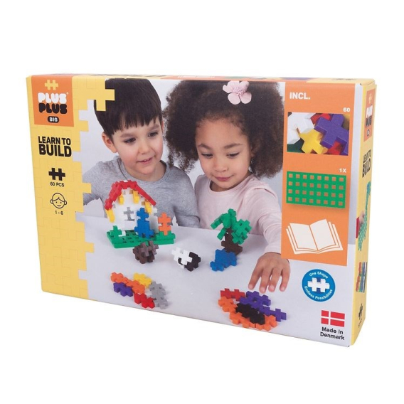 Obrázok pre Plus Plus Building Blocks Learn to Build 60 Pieces 3288 DANTE