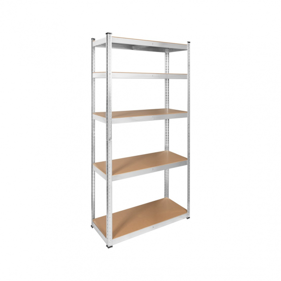 Obrázok pre Metal storage rack 205x120x45 silver Rebel