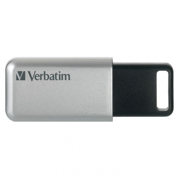 Obrázok pre Verbatim Secure Pro USB paměť 64 GB USB Typ-A 3.2 Gen 1 (3.1 Gen 1) Černá, Šedá