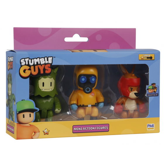 Obrázok pre STUMBLE GUYS S2 MINI ACTION FIGURES - 3 PACK VER.B