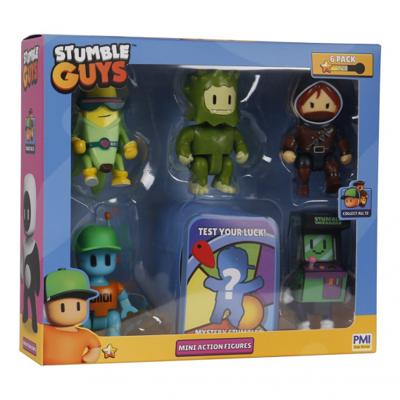 Obrázok pre STUMBLE GUYS S2 MINI ACTION FIGURES - 6 PACK DELUXE BOX VER.A