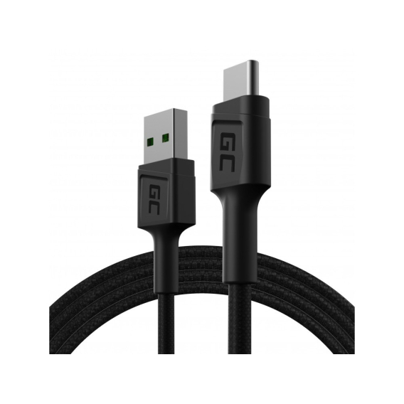 Obrázok pre Green Cell KABGC22 USB kabel USB 2.0 1,2 m USB A USB C Černá