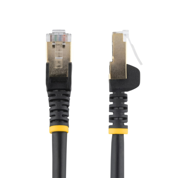 Obrázok pre StarTech.com 6ASPAT5MBK síťový kabel Černá 5 m Cat6a S/UTP (STP)