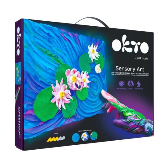 Obrázok pre Water Lilies Creative Hand Masterpiece Creation Kit 30x40cm 10003