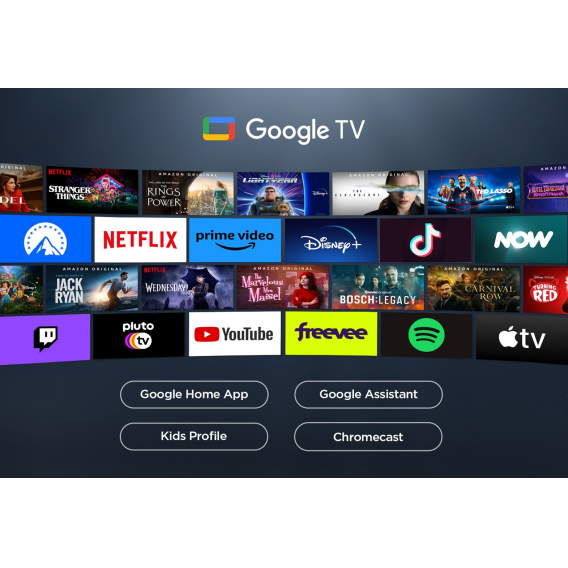 Obrázok pre TCL C65 55C655 televizor 139,7 cm (55") 4K Ultra HD Smart TV Wi-Fi Titanová 450 cd/m²