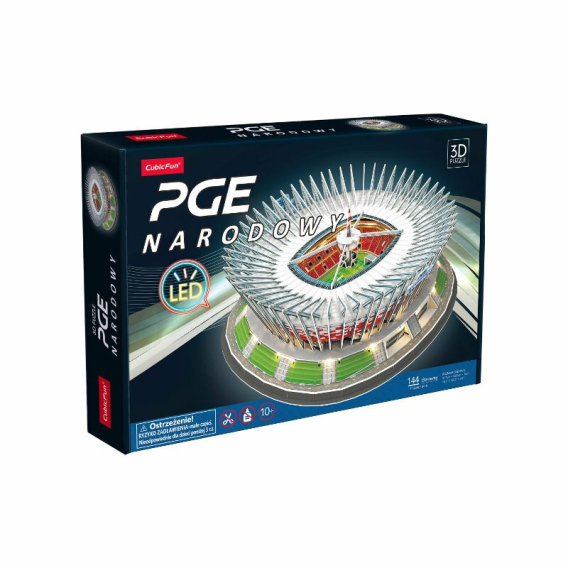 Obrázok pre 3D Puzzle PGE National Stadium LED Version L541H Cubic Fun