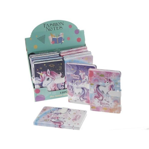 Obrázok pre Unicorn notebooks in a set of 12 pieces