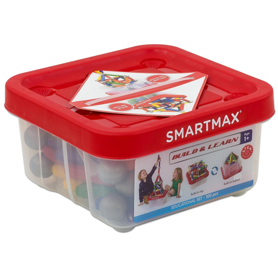 Obrázok pre SmartMax Set - Build&Learn (100 pcs) (ENG) by IUVI Games