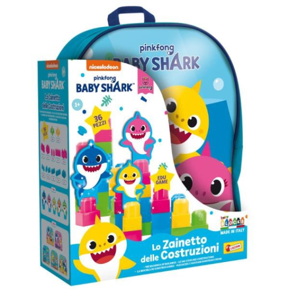 Obrázok pre Baby Shark - Backpack with building blocks