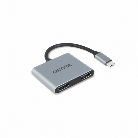 Obrázok pre DICOTA D32063 USB-C přenosná mini dokovací stanice 4 v 1 4K HDMI PD 100 W stříbrná