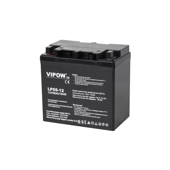 Obrázok pre VIPOW Gel Battery 12V 55Ah