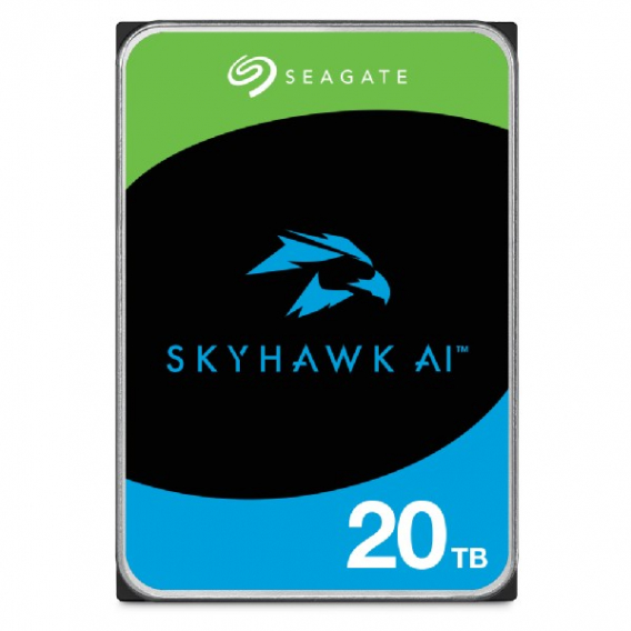 Obrázok pre Seagate SkyHawk AI 20 TB vnitřní pevný disk 12 TB 7200 ot/min 512 MB 3.5" Serial ATA III