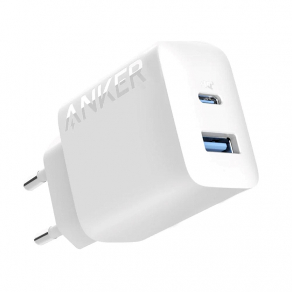 Obrázok pre Anker 312 20W 1x USB-A 1x USB-C Bílá nabíječka