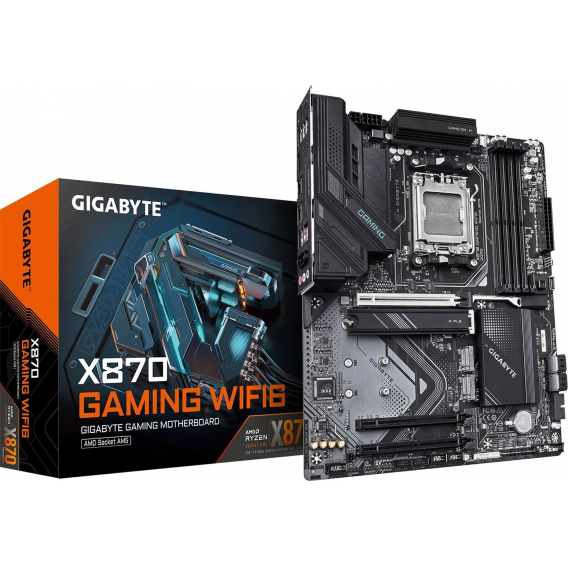 Obrázok pre GIGABYTE X870 GAMING WIFI6 AMD X870 Zásuvka AM5 ATX