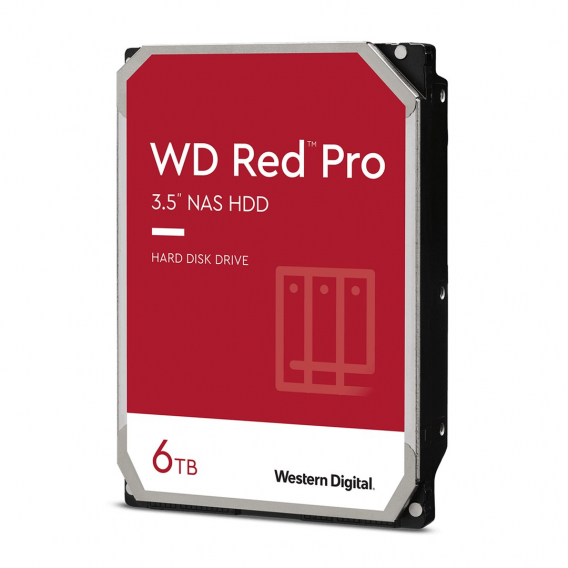 Obrázok pre Western Digital Red Pro vnitřní pevný disk 6 TB 7200 ot/min 256 MB 3.5" SATA