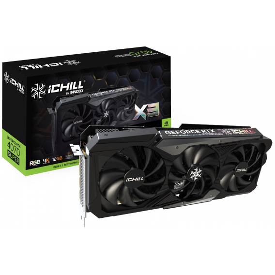 Obrázok pre Inno3D iChill GEFORCE RTX 4070 SUPER X3 NVIDIA 12 GB GDDR6X