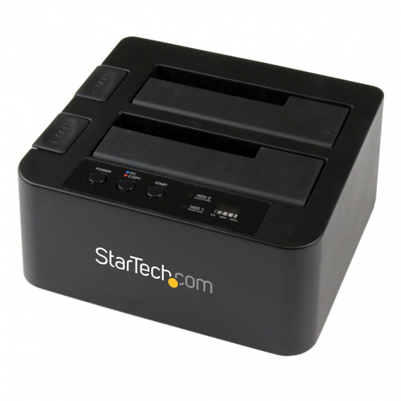 Obrázok pre StarTech.com SDOCK2U33RE duplikátor médií a dat Duplikátor HDD/SSD Černá 1 kopie