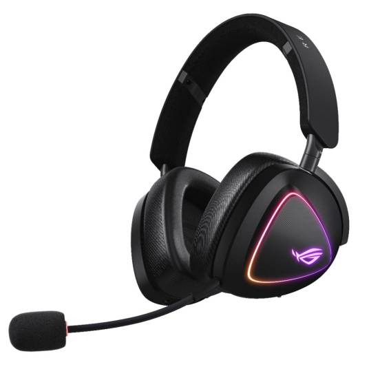Obrázok pre ASUS ROG DELTA II Sluchátka s mikrofonem Kabelový a bezdrátový Přes hlavu Hraní USB typu C Bluetooth Černá