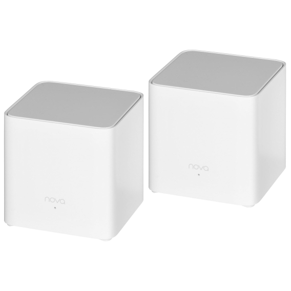 Obrázok pre Tenda MX3 (2-PACK) Systém mesh Wi-Fi Dvoupásmový (2,4 GHz / 5 GHz) Wi-Fi 6 (802.11ax) Bílá 1 Vnitřní