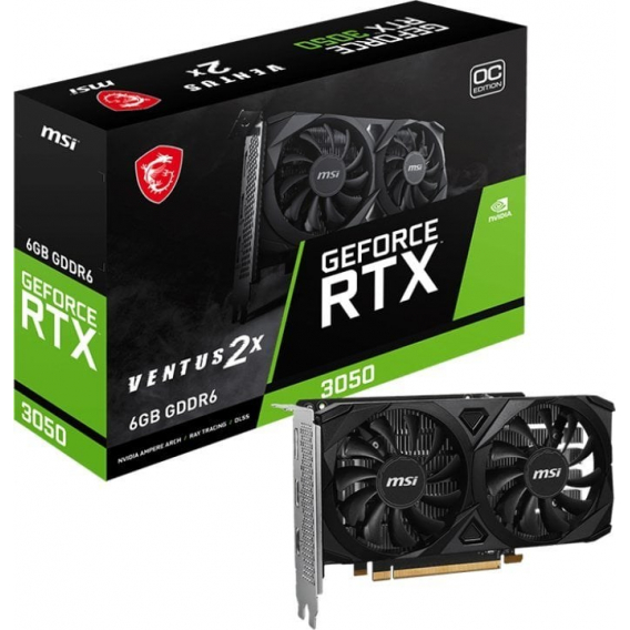 Obrázok pre Grafická karta. MSI GeForce RTX 3050 VENTUS 2X E 6G OC