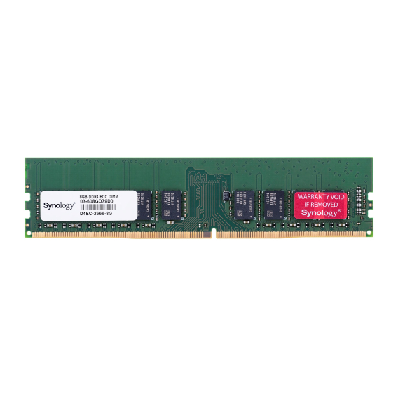 Obrázok pre Synology D4EC-2666-8G paměťový modul 8 GB 1 x 8 GB DDR4 2666 MHz ECC