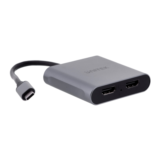 Obrázok pre UNITEK ADAPTÉR USB-C, 2x HDMI, 4K@60HZ, MST, V1404B