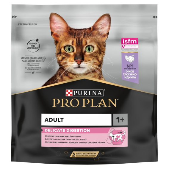 Obrázok pre PURINA Pro Plan Delicate digestion Turkey - suché krmivo pro kočky - 400g