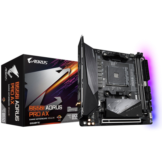 Obrázok pre Gigabyte B550I AORUS PRO AX základní deska AMD B550 AM4 socket Mini-ITX