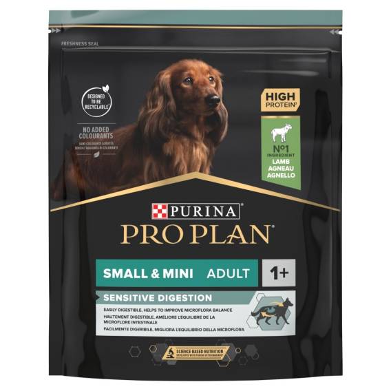 Obrázok pre PURINA Pro Plan Sensitive Digestion Small & Mini Adult Lamb - suché krmivo pro psy - 700g