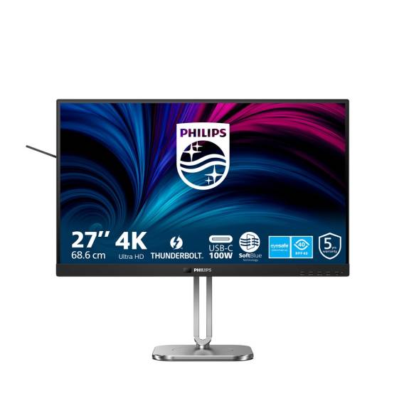 Obrázok pre Philips 6000 series 27B2U6903/00 počítačový monitor 68,6 cm (27") 3840 x 2160 px 4K Ultra HD LED Antracit