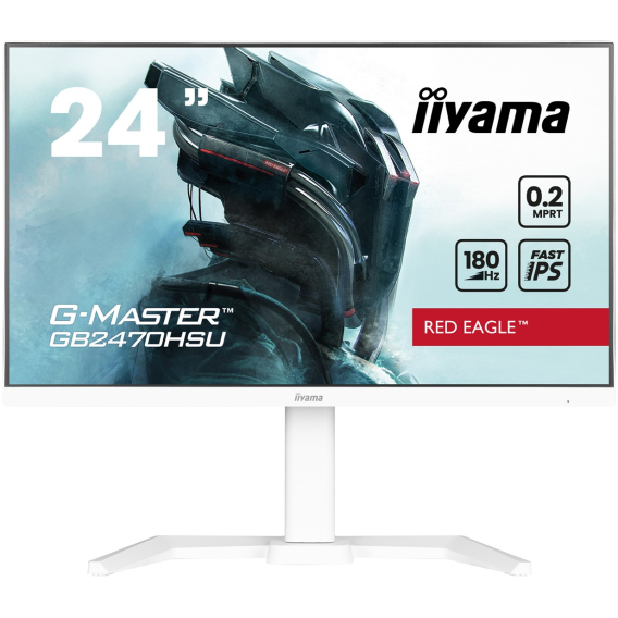 Obrázok pre iiyama G-MASTER GB2470HSU-W6 počítačový monitor 60,5 cm (23.8") 1920 x 1080 px Full HD LED Bílá