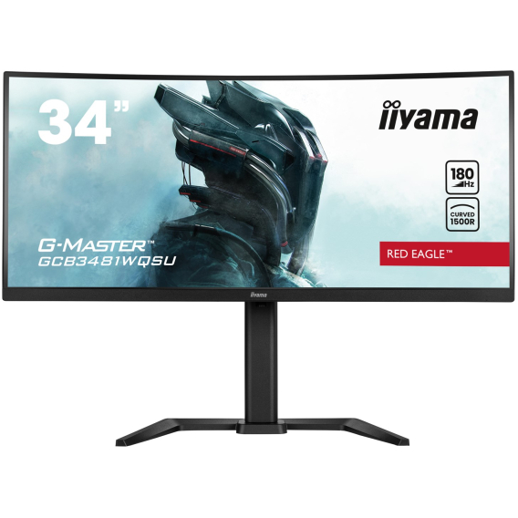 Obrázok pre iiyama G-MASTER GCB3481WQSU-B1 počítačový monitor 86,4 cm (34") 3440 x 1440 px UltraWide Quad HD LCD Černá