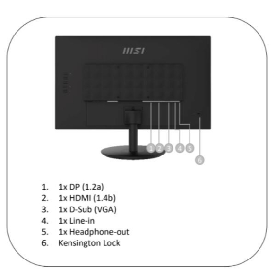 Obrázok pre MSI Pro MP242A počítačový monitor 60,5 cm (23.8") 1920 x 1080 px Full HD Černá