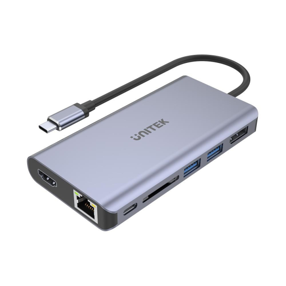 Obrázok pre UNITEK uHUB S7 USB 3.2 Gen 1 (3.1 Gen 1) Type-C Šedá