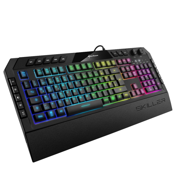 Obrázok pre Sharkoon Skiller SGK5 klávesnice Hraní USB QWERTZ Německý Černá
