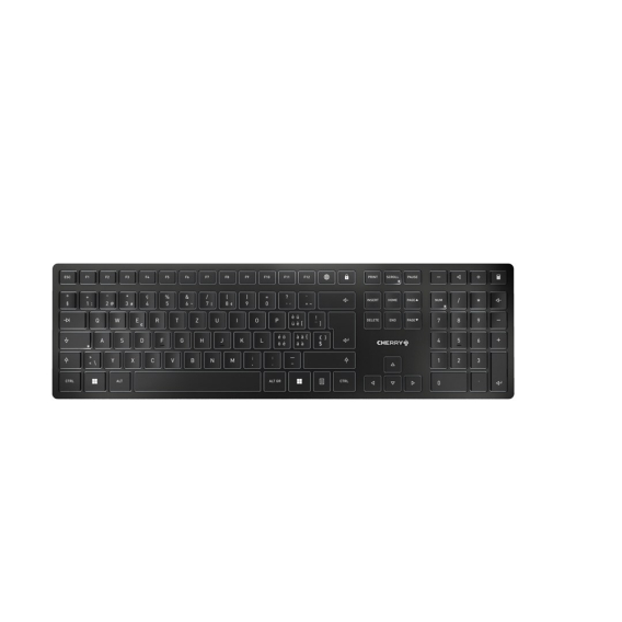 Obrázok pre CHERRY KW 9100 SLIM klávesnice Univerzální RF bezdrátové + Bluetooth QWERTZ švýcarský Černá