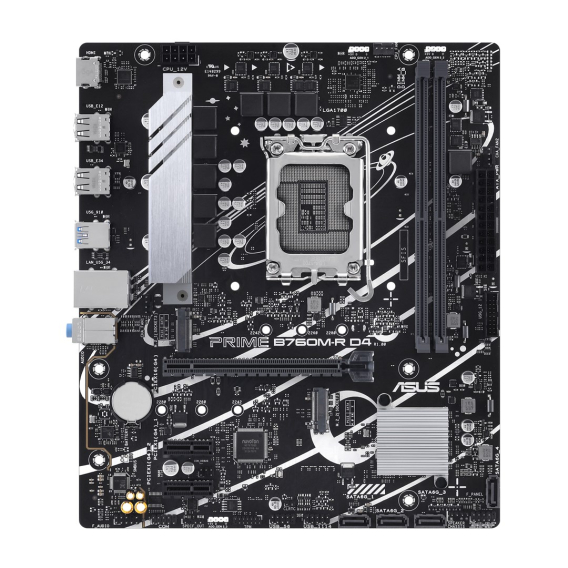 Obrázok pre ASUS PRIME B760M-R D4 Intel B760 LGA 1700 Micro ATX