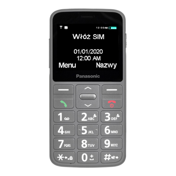 Obrázok pre MOBILNÍ TELEFON PANASONIC KX-TU160EXG ŠEDÝ