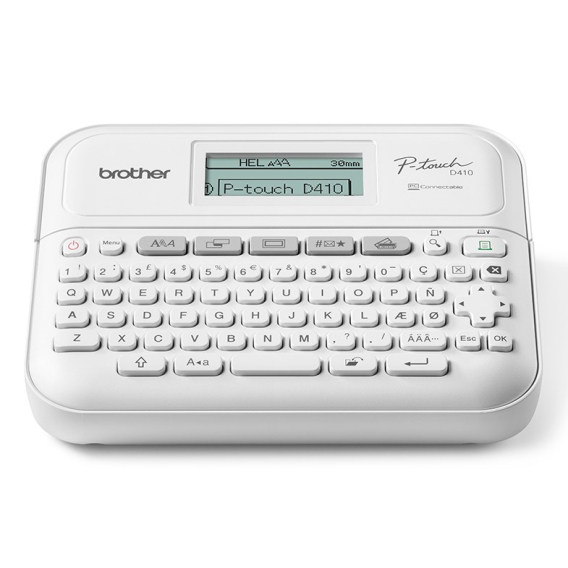 Obrázok pre Brother PT-D410VP tiskárna štítků ZINK (Zero-Ink) 180 x 180 DPI Kabel TZe QWERTY