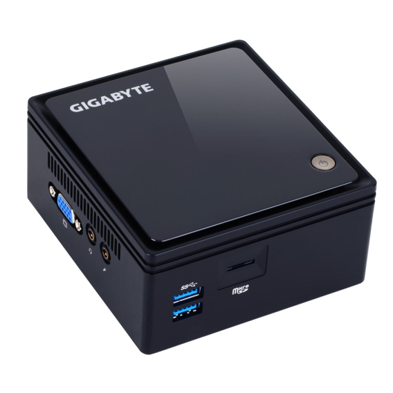 Obrázok pre GIGABYTE GB-BACE-3160 barebone počítač PC s objemem 0,69 l Černá J3160 1,6 GHz