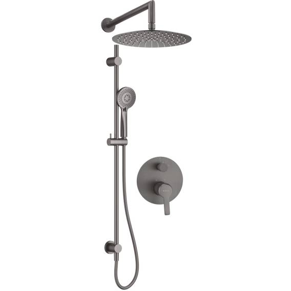 Obrázok pre Concealed shower set with rail - with overhead shower