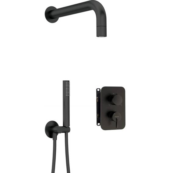 Obrázok pre Concealed shower set with mixer BOX - with hand shower