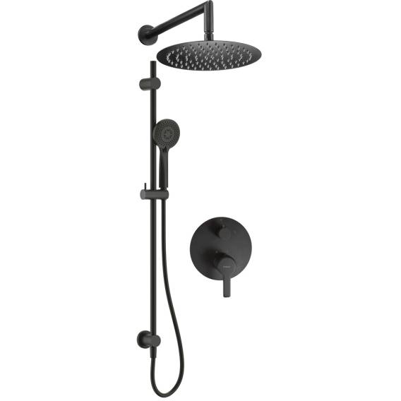Obrázok pre Concealed shower set with rail - with overhead shower