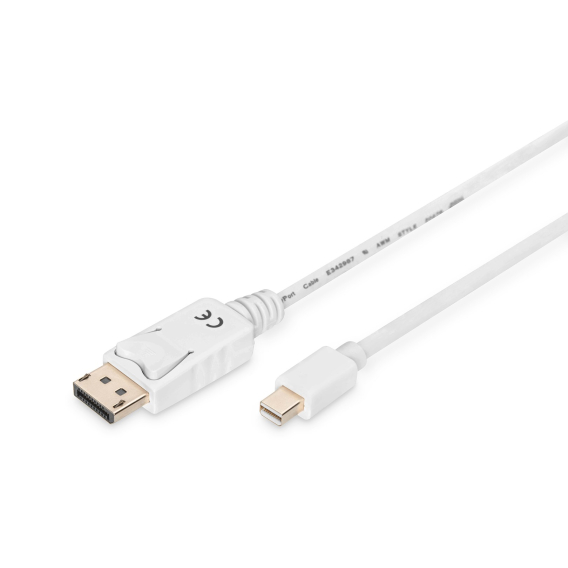 Obrázok pre Digitus AK-340102-020-W DisplayPort kabel 2 m Mini DisplayPort Bílá