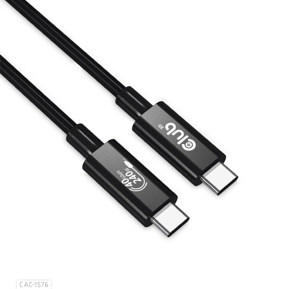 Obrázok pre CLUB3D CAC-1576 USB kabel USB4 Gen 3x2 1 m USB C Černá