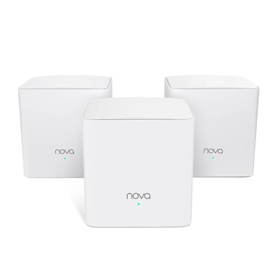 Obrázok pre Tenda NOVA MW5G(3-PACK) Systém mesh Wi-Fi Dvoupásmový (2,4 GHz / 5 GHz) Wi-Fi 5 (802.11ac) Bílá 2 Vnitřní