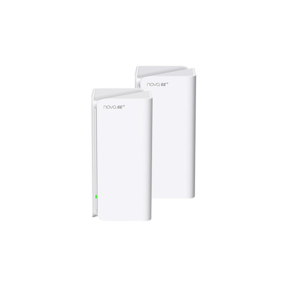 Obrázok pre Tenda MX21 Pro(2-pack) Tři pásma (2,4 GHz / 5 GHz / 6 GHz) Wi-Fi 6 (802.11ax) Bílá 3 Vnitřní